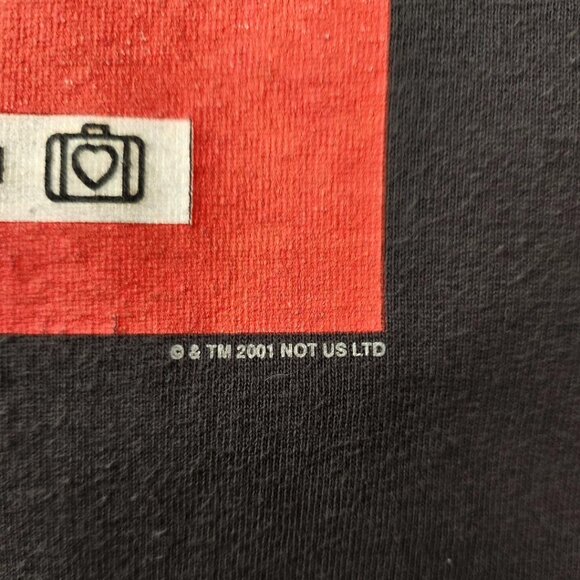 Vintage U2 Elevation Tour 2001 Concert T-Shirt Adult Size M Gray Made In USA - Picture 3 of 4